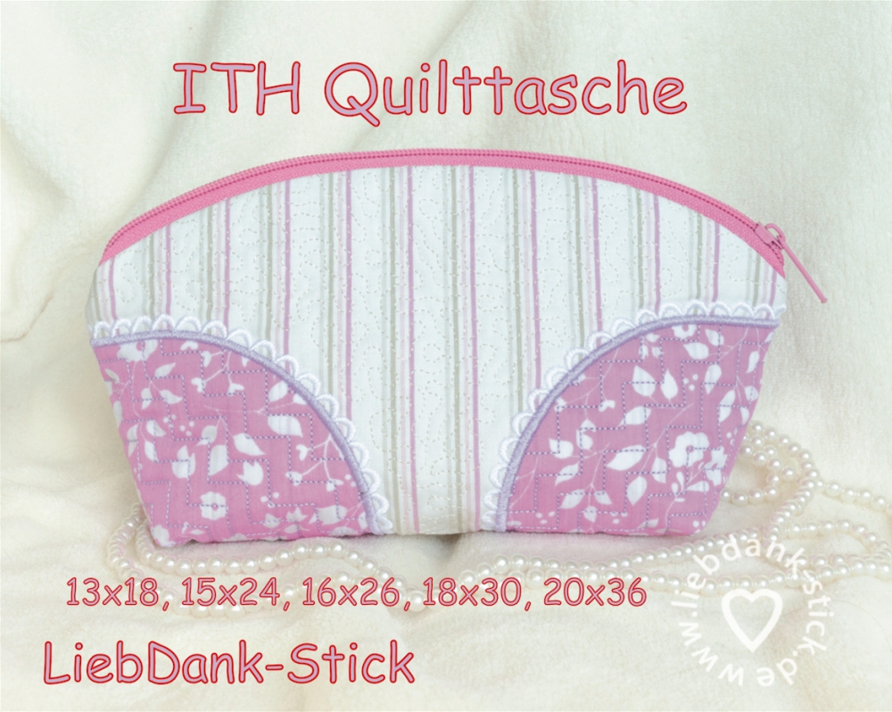 ITH Quilttasche, Applikation 13x18, 15x24, 16x26, 18x30, 20x36