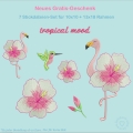 Stickdateien-Set tropical mood