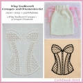 Wing Needlework Corsagen + Ornamenten-Set 10x10 + 10x13 +  13x18 Rahmen