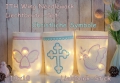 ITH Wing Needlework Lichtbeutel Christliche Symbole 13x18