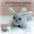 ITH Hase-Kissen,  13x18, 15x24 oder 16x26 Rahmen  / (Rahmen) 13x18