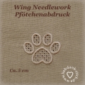 Wing Needlework Pfötchenabdruck 10x10