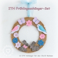 ITH Frühlingsanhänger -Set (12  Anhänger) 10x10