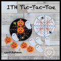 ITH Halloween Tic-Tac-Toe-Set  13x18 Rahmen