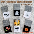 ITH Filz - Halloween - Bestecktaschen 10x10 Rahmen