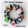 ITH Winter - Filz - Anhänger ( 10x10)