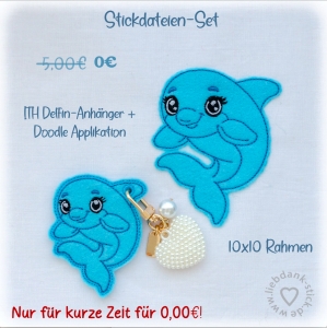 ITH-Delfin-Anhnger--doddle-Aplikation-10x10-Rahmen