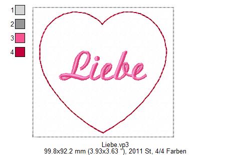Bild 1 von Magische Herzen, 12 ITH  Mugrug in deutsch und englisch, 10x10 Rahmen