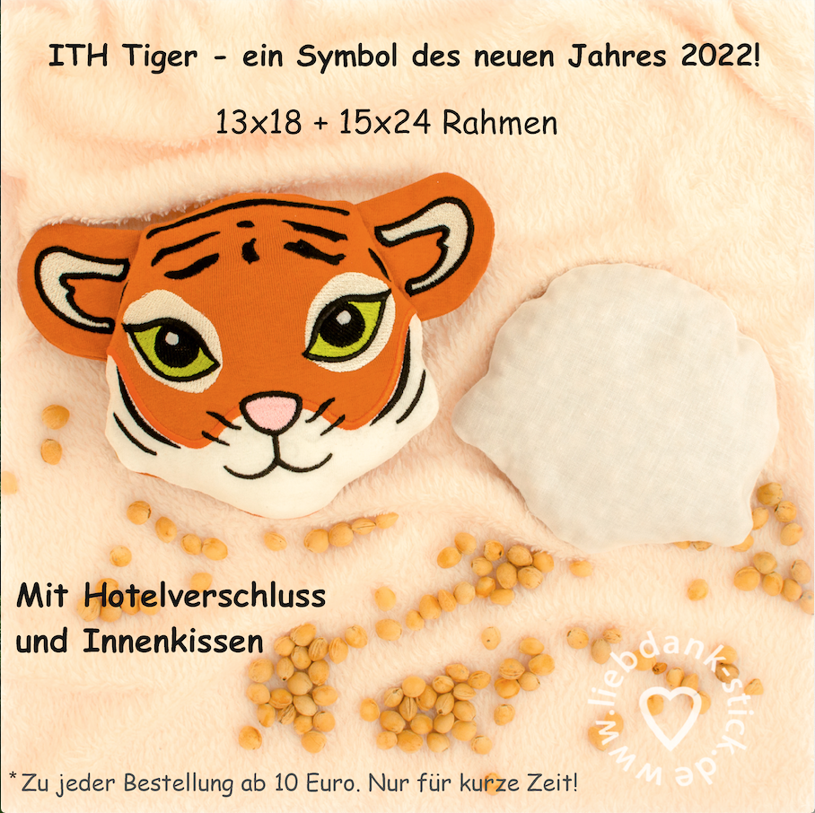 Bild 1 von ITH Tiger-Kissen - Set 13x18 + 15x24 Rahmen