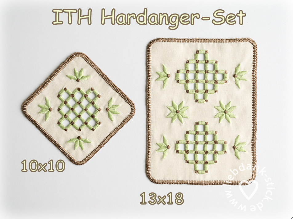Bild 1 von ITH Hardanger-Set 10x10+13x18, Stickdatei
