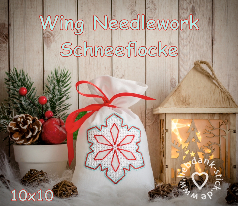 Bild 1 von Wing Needlework Schneeflocke-Ornament 10x10 + 13x18 + 15x24 + 16x26 + 18x30 + 20x20 Rahmen