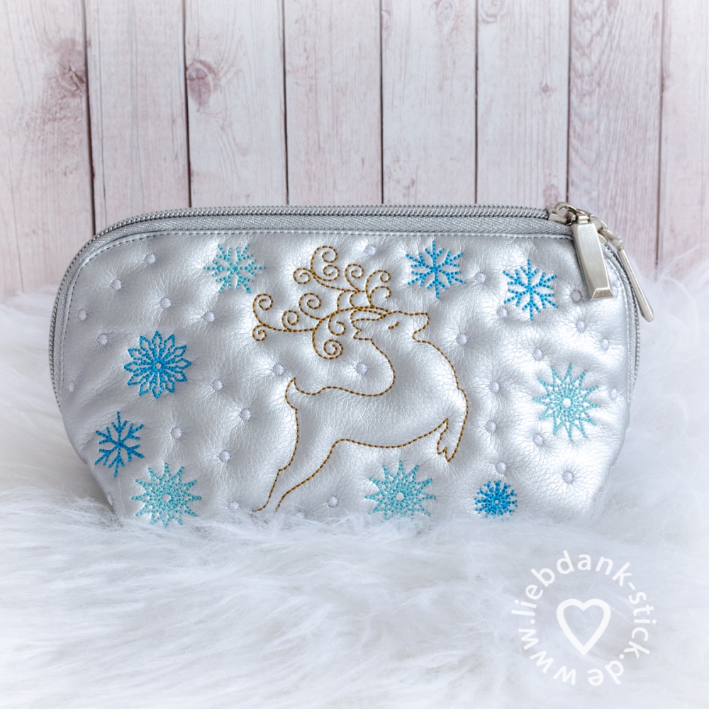 Bild 1 von ITH Kulturtasche "Winter" 13x18 oder 16x26 Rahmen, inkl. Schnittmuster  / (Rahmengröße:) 13x18 Rahmen