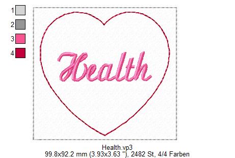 Bild 1 von Magische Herzen, 12 ITH  Mugrug in deutsch und englisch, 10x10 Rahmen