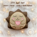 ITH Igel- Set 10x10 + 13x18 + 16x26 + 18x30 Rahmen