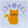 Bild 8 von Meditierende Katze Stickdateien-Set, 10x10 + 13x18 Rahmen  (6 Motive)