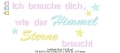 Bild 2 von Stickdatei Ich brauche Dich, Spruch13x18