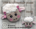 ITH Schäfchen-Kissen - Set 16x26 Rahmen