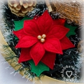Bild 3 von ITH Weihnachtsstern-Set, 3D Blume 10x10 + 13x18 Rahmen