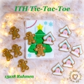 ITH  Tic-Tac-Toe-Set  13x18 Rahmen, Weihnachten, Nikolaus, Winter