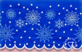 Bild 3 von  Festonbortenset  Schneeflocken 10x10 + 13x18 + 16x26 + 20x36, Endlosornament, Endlosborte