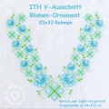 Bild 1 von ITH V-Ausschnitt Blumenornament 20x30 Rahmen