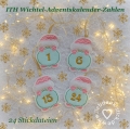 Bild 1 von ITH Adventskalender-Zahlen, Wichtel, Anhänger