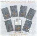 ITH Filz - Bestecktaschen, christliche Symbole, 10x10 Rahmen
