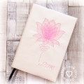 Bild 2 von Stickmuster - Set, Transparenter Lotos,  (8 Motive) 10x10 + 13x18 Rahmen