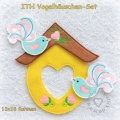 ITH Vogelhäuschen-Set, 13x18 Rahmen