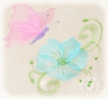 Bild 3 von Schmetterling Leicht + Blume Leicht 13x 18
