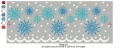 Bild 6 von  Festonbortenset  Schneeflocken 10x10 + 13x18 + 16x26 + 20x36, Endlosornament, Endlosborte
