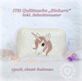 Bild 1 von ITH Quilttasche Einhorn 13x18 oder 16x26 Rahmen, inkl. Schnittmuster