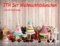 ITH Set Weihnachtsbäumchen, Tanne 13x18