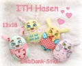 ITH Hasen 13x18 (4 Hasen), Stickdatei, Ostern