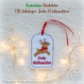Bild 1 von ITH Geschenk-Anhänger 10x10, Frohe Weihnachten