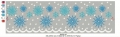 Bild 7 von  Festonbortenset  Schneeflocken 10x10 + 13x18 + 16x26 + 20x36, Endlosornament, Endlosborte