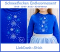 Schneeflocken Endlos-Ornamente 10x10 + 13x18 + 16x26 + 20x36, Endlosborte