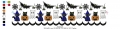 Bild 7 von Sweet Halloween Festonbortenset 10x10 + 13x18 + 16x26 + 20x36, Endlosornament, Endlosborte