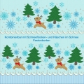 Bild 2 von Festonborte Reh im Schnee, Endlosornament, Endlosborte