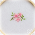 Bild 3 von Stickdatei Kirschblüte, 10x10 Rahmen