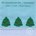 Bild 1 von  Festonbortenset  Tannenbaum 10x10 + 13x18 + 16x26, Endlosornament, Endlosborte