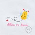 Bild 1 von Stickdatei Bee in Love, 10x10 Rahmen