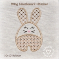 Bild 1 von Stickdatei Wing Needlework Hase 10x10