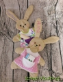 Bild 4 von ITH Hasen Stickdatei 13x18 Junge + Mädchen, Ostern