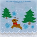 Bild 4 von Festonborte Reh im Schnee, Endlosornament, Endlosborte
