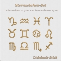 Sternzeichen-Set, 10x10 Rahmen