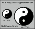 Yin Yang Zeichen 10x10