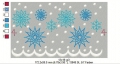 Bild 5 von  Festonbortenset  Schneeflocken 10x10 + 13x18 + 16x26 + 20x36, Endlosornament, Endlosborte