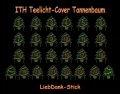 Bild 2 von ITH LED Teelicht Cover Tanne 10x10 Weihnachten