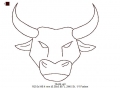 Bild 13 von ITH Büffel Mug Rug  + Büffel Motiv Set (12 Stickdateien)